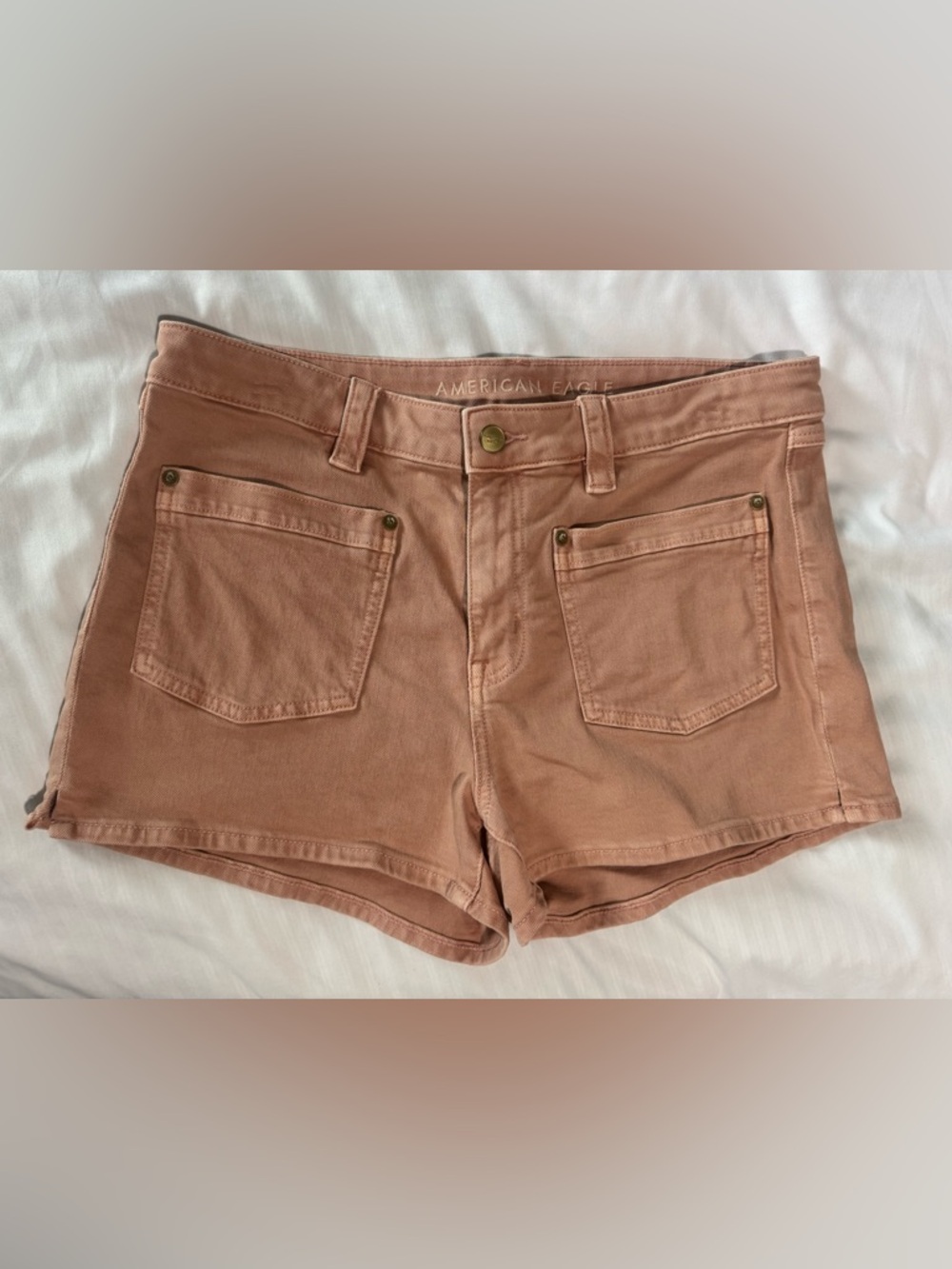American Eagle Outfitters Women's Dusty Rose Denim Shorts